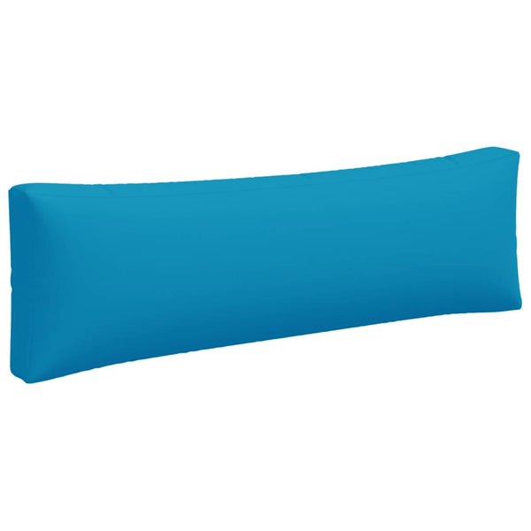 vidaXL Coussins de palette 3 pcs Bleu clair Tissu