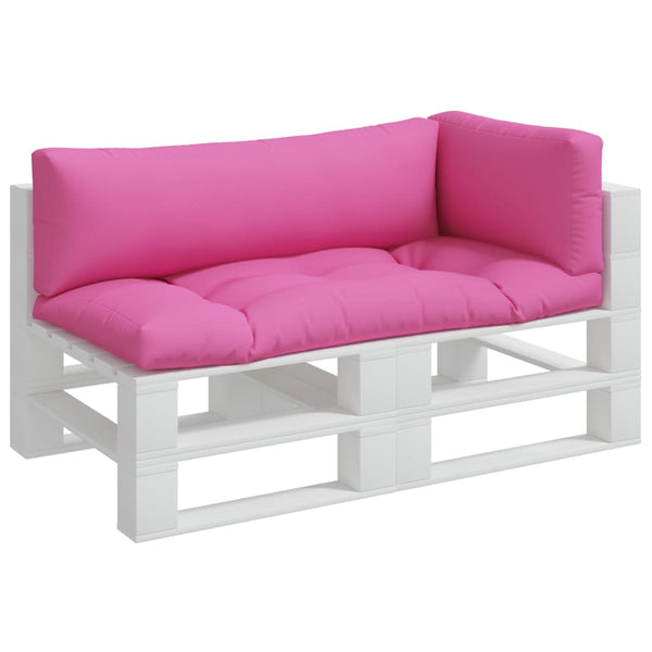 Palettenkissen 3er Set Rosa Oxford