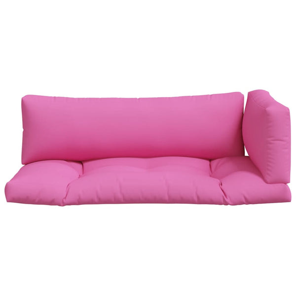 Palettenkissen 3er Set Rosa Oxford