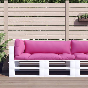 Palettenkissen 3er Set Rosa Oxford