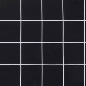 Gartenstuhl Kissen 2er Set Schwarz Karomuster