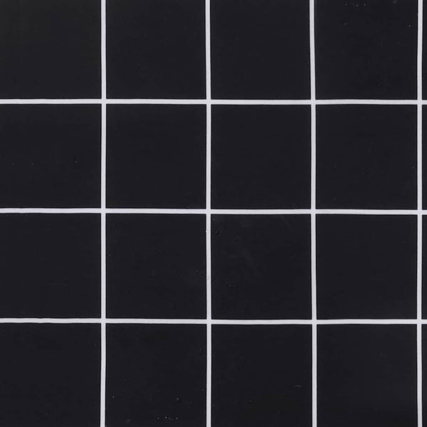 Gartenstuhl Kissen 2er Set Schwarz Karomuster
