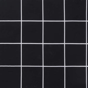 Gartenstuhl Kissen 4er Set Schwarz Karomuster
