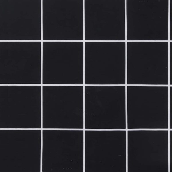 Gartenstuhl Kissen 6er Set Schwarz Kariert