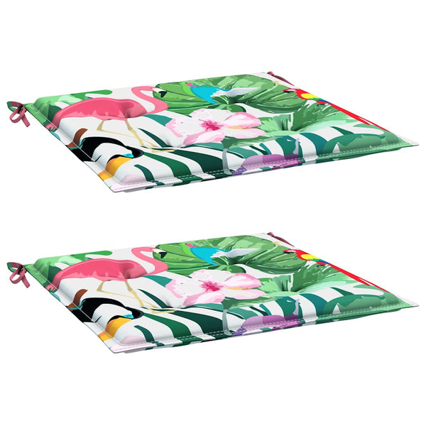 Gartenstuhl Kissen Mehrfarbig 40x40 cm, 2er-Set