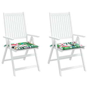 Gartenstuhl Kissen Mehrfarbig 40x40 cm, 2er-Set