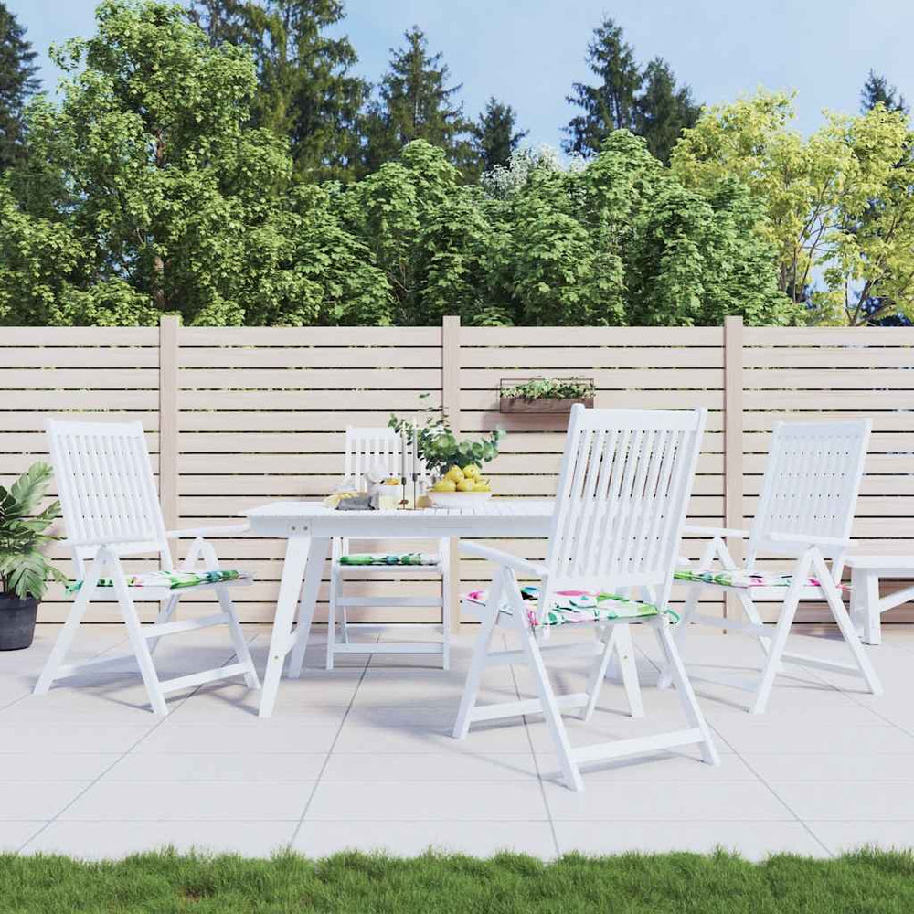 vidaXL Garden Chair Cushions 4 pcs. Multicolored 40x40x4 cm Fabric