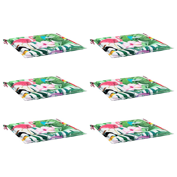 Gartenstuhl Kissen Mehrfarbig 6er Set