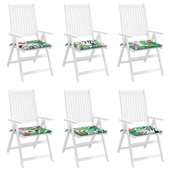 Gartenstuhl Kissen Mehrfarbig 6er Set