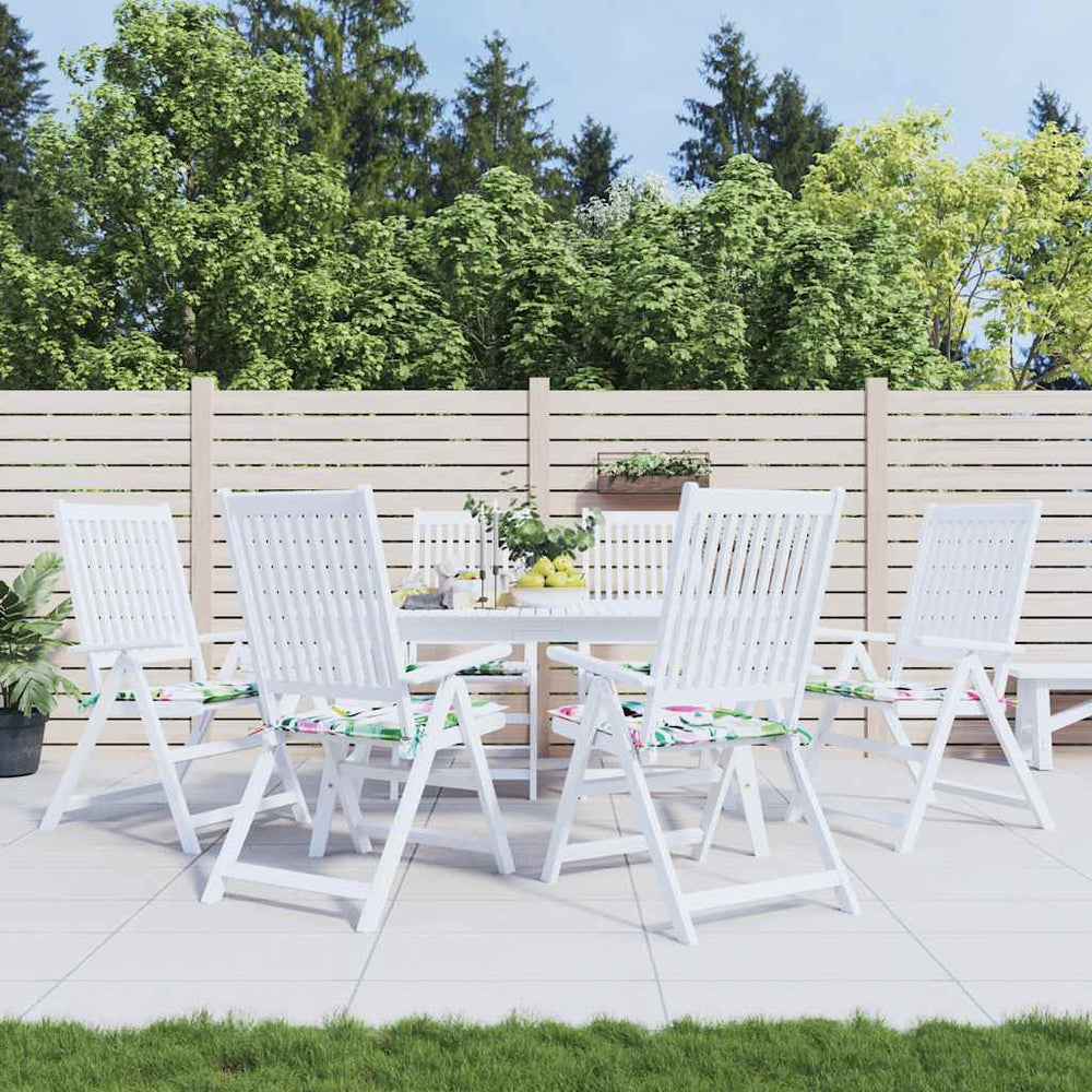 vidaXL Garden Chair Cushions 6 pcs Multicolored 40x40x4 cm Fabric