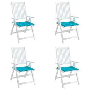Türkise Gartenstuhl Kissen 4er Set