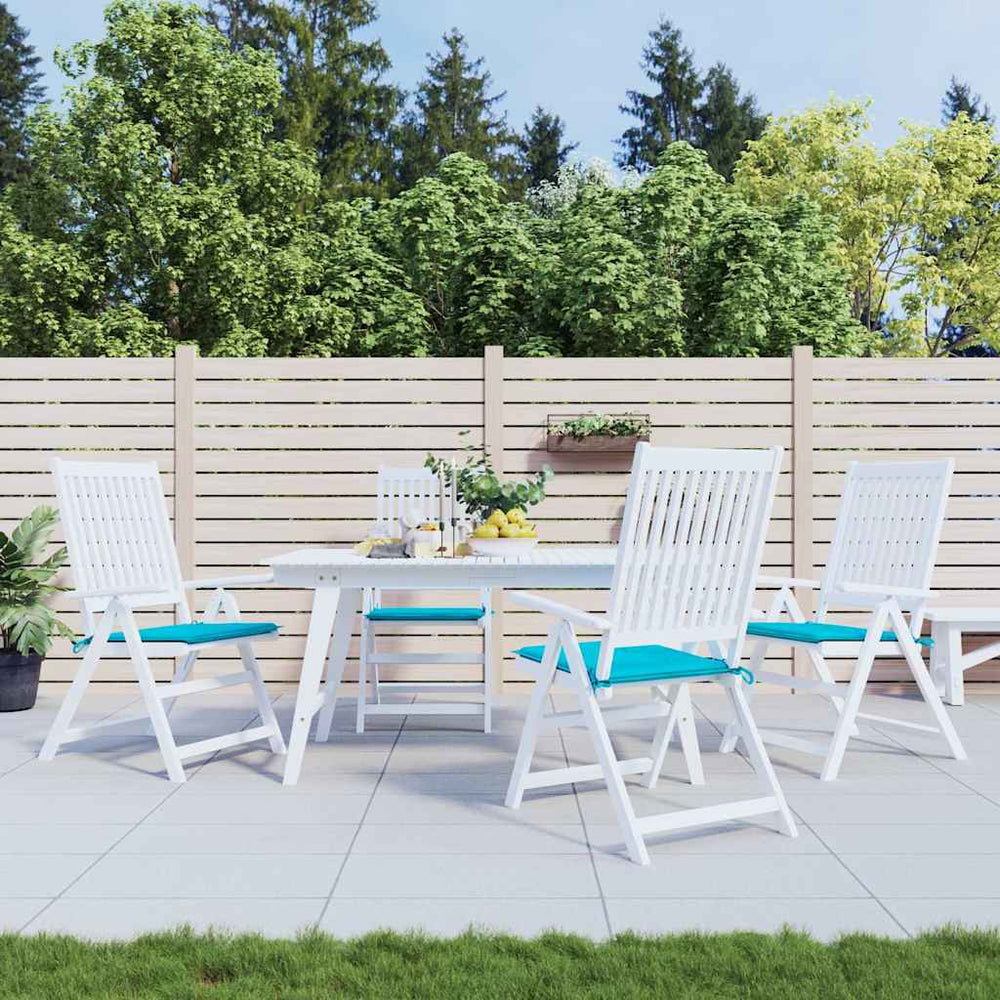 Türkise Gartenstuhl Kissen 4er Set