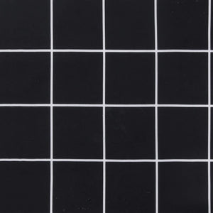Gartenstuhl Kissen 4er Set Schwarz Karomuster