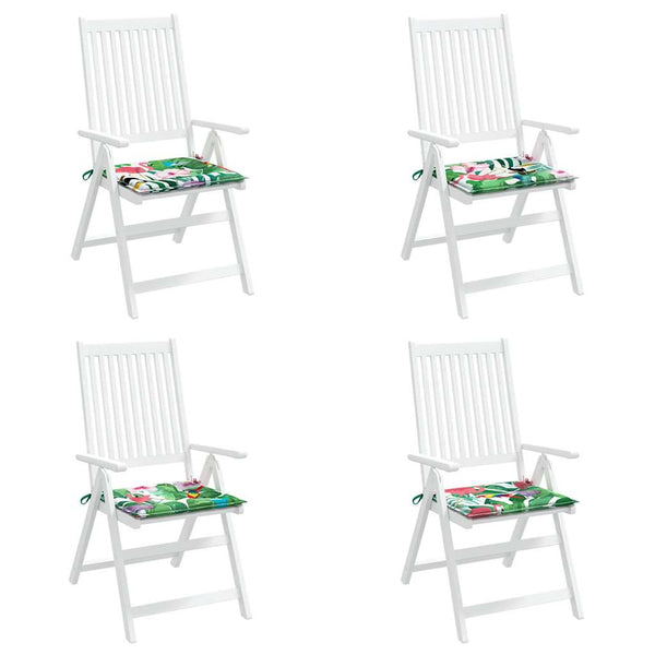 Gartenstuhl Kissen Mehrfarbig 50x50 cm 4er Set