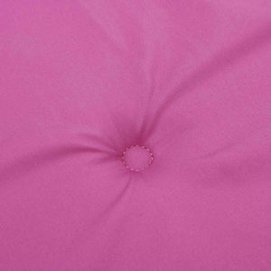 vidaXL Coussins de chaise de jardin 2 pcs Rose 50x50x4 cm Tissu