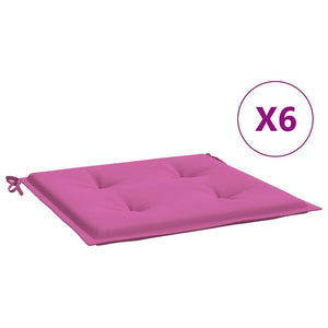 Gartenstuhl Kissen Rosa 6er Set