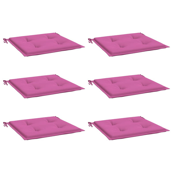Gartenstuhl Kissen Rosa 6er Set