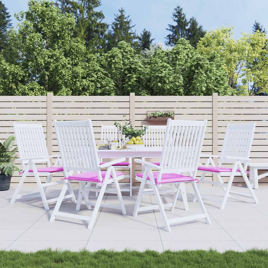 Gartenstuhl Kissen Rosa 6er Set