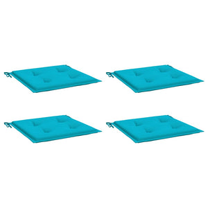 Türkise Gartenstuhl Kissen 4er Set 50x50