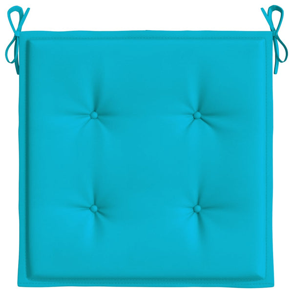 Türkise Gartenstuhl Kissen 6er Set 50x50