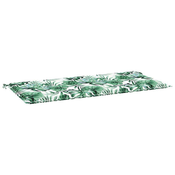 Stuhlpolster Blattmuster Oxford-Stoff 100x50 cm