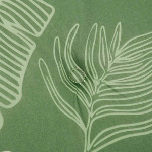 Gartenbankauflage Blattmuster 100x50 cm