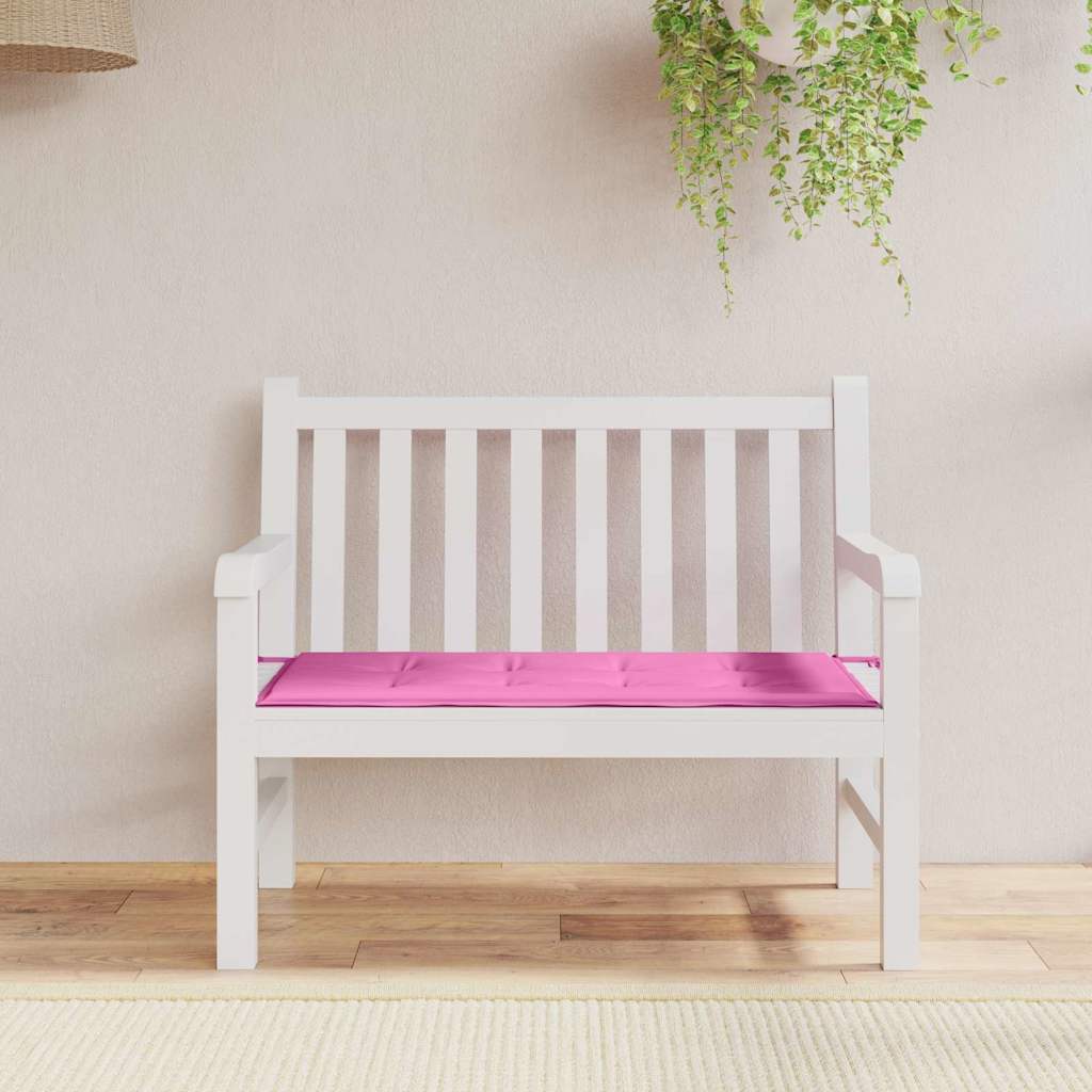 Stuhlpolster Uni Rosa 120x50 cm