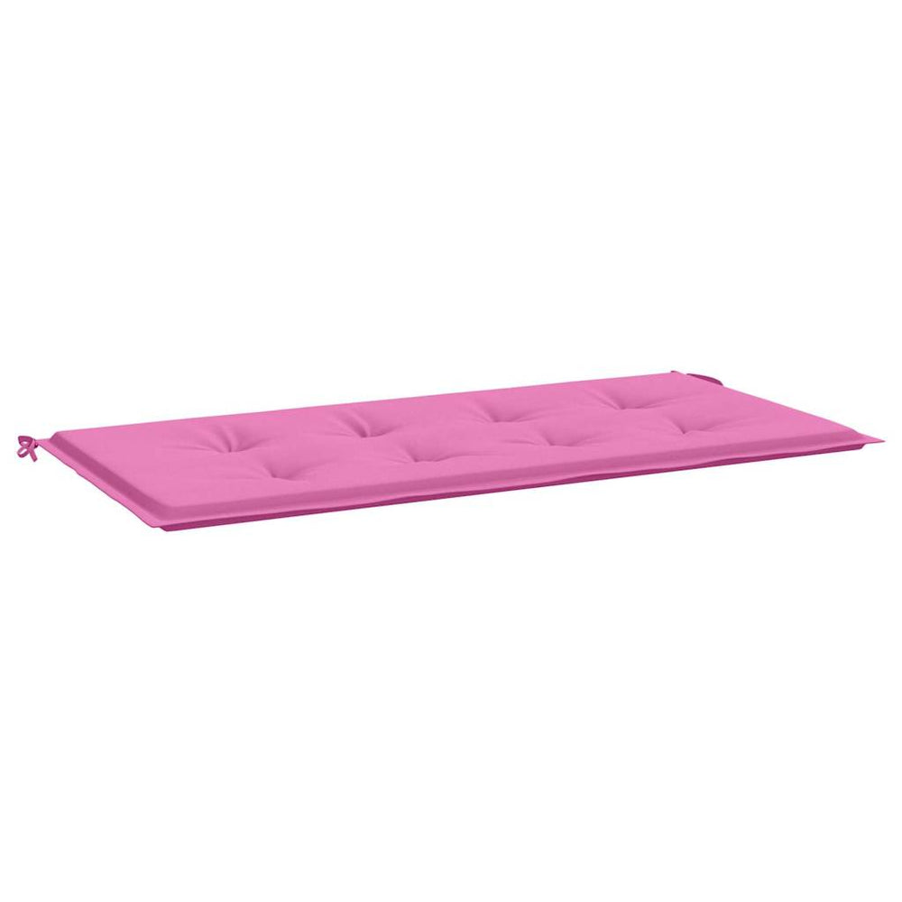 vidaXL Solid Pink Chair Cushion 120 x 50 x 3 cm Oxford Fabric