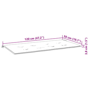 Stuhlpolster Uni Rosa 120x50 cm