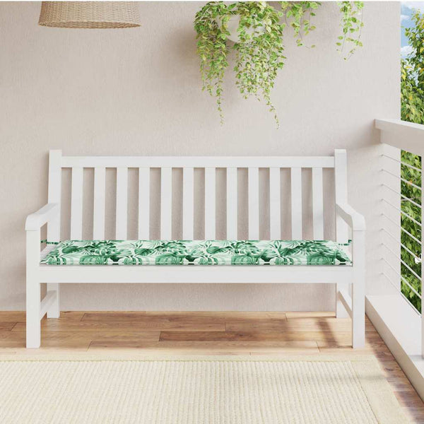 Bankpolster Blattmuster 150x50 Oxford-Stoff