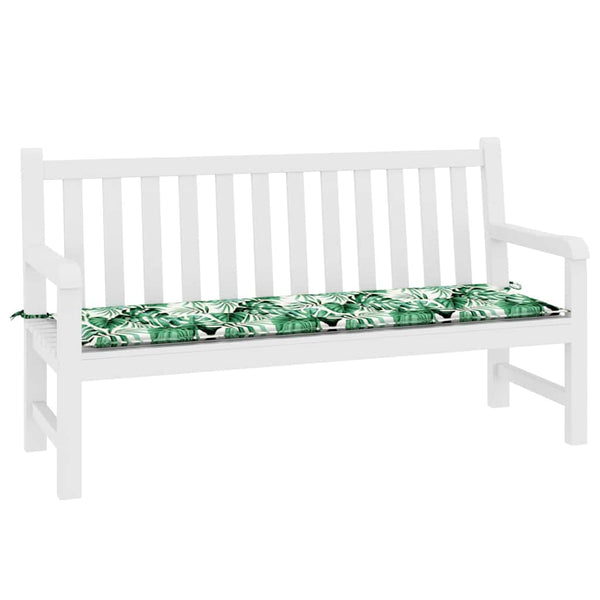 Bankpolster Blattmuster 150x50 Oxford-Stoff