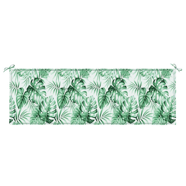 Bankpolster Blattmuster 150x50 Oxford-Stoff