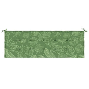 Gartenbank Auflage Blattmuster 150 cm