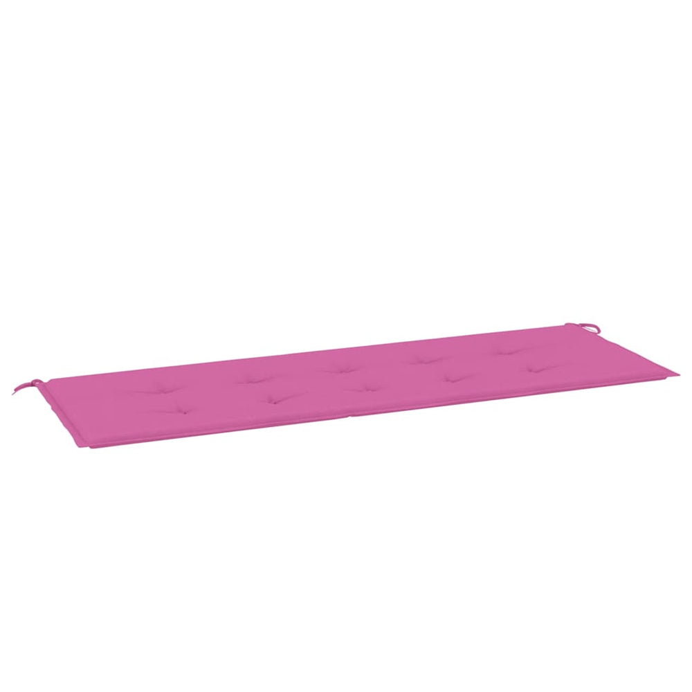 vidaXL Garden Bench Cushion Pink 150x50x4 cm Oxford Fabric