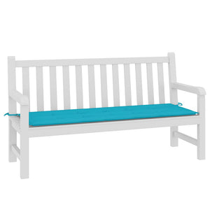 Türkise Gartenbank Auflage 150 cm Oxford