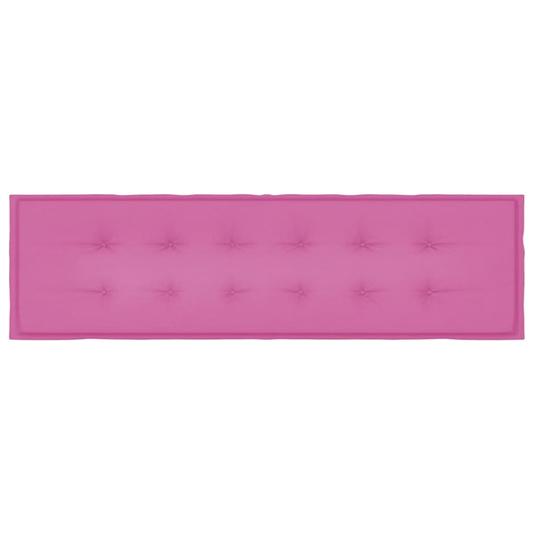 Rosa Bankauflage 150x50 cm Oxford-Gewebe