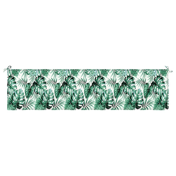 Bankpolster Blattmuster 200x50 cm