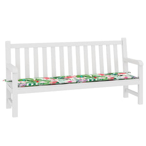 vidaXL Coussin de banc de jardin multicolore 200x50x4 cm Tissu