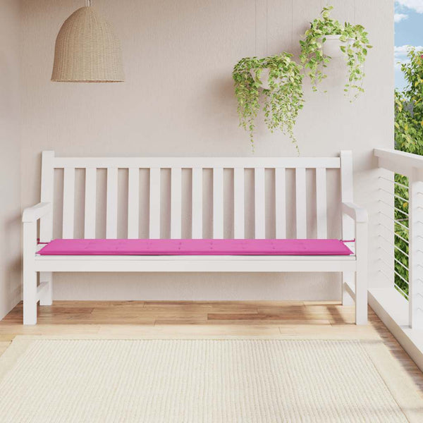 Gartenbank Auflage Rosa 200 cm