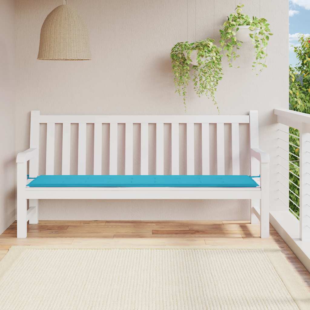 Türkis Gartenbank Auflage 200x50 cm