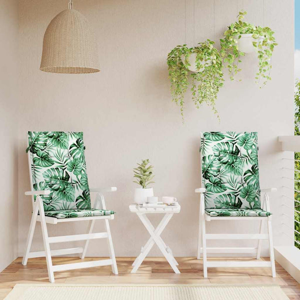 Hochlehner Auflagen 2er Set Blattmuster
