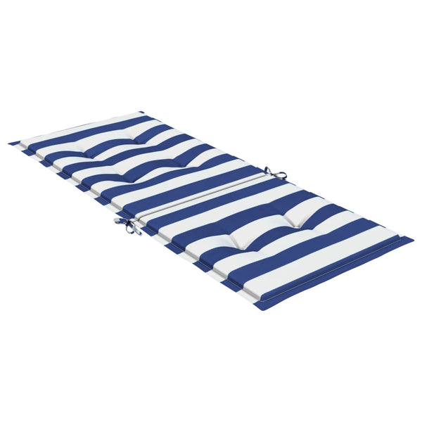 Hochlehner Auflagen 2er-Set Blau/Weiß gestreift