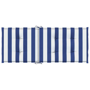 Hochlehner Auflagen 2er-Set Blau/Weiß gestreift