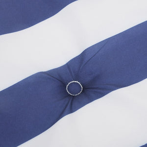 Hochlehner Auflagen 2er-Set Blau/Weiß gestreift
