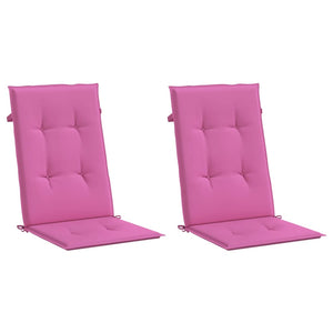 Gartenstuhlauflagen Hochlehner Rosa 2er-Set