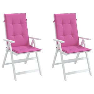 Gartenstuhlauflagen Hochlehner Rosa 2er-Set