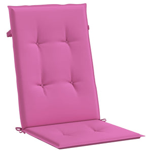 Gartenstuhlauflagen Hochlehner Rosa 2er-Set
