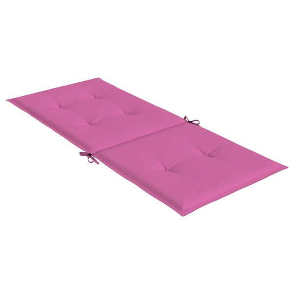 Gartenstuhlauflagen Hochlehner Rosa 2er-Set