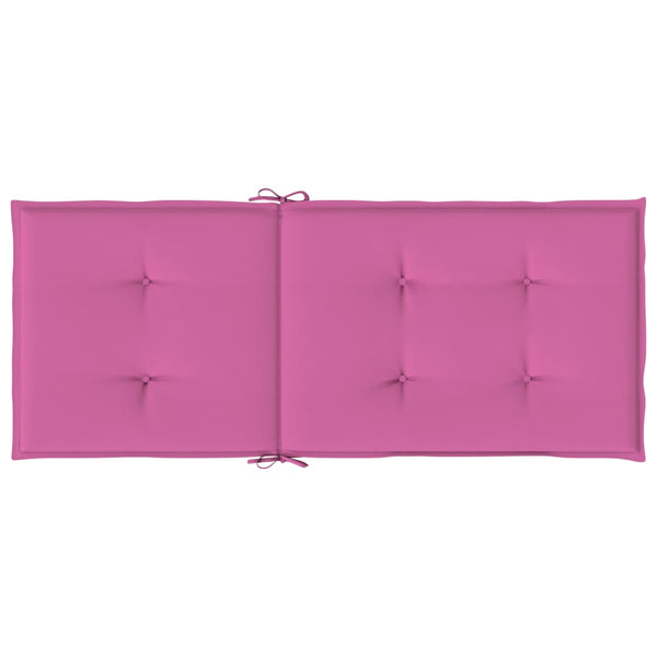 Gartenstuhlauflagen Hochlehner Rosa 2er-Set