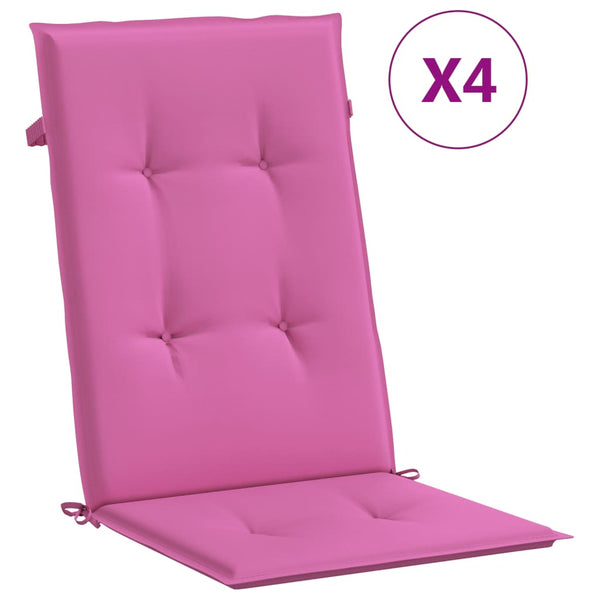 Hochlehner Auflagen 4er-Set Rosa